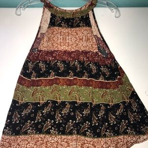 Fall, floral halter top